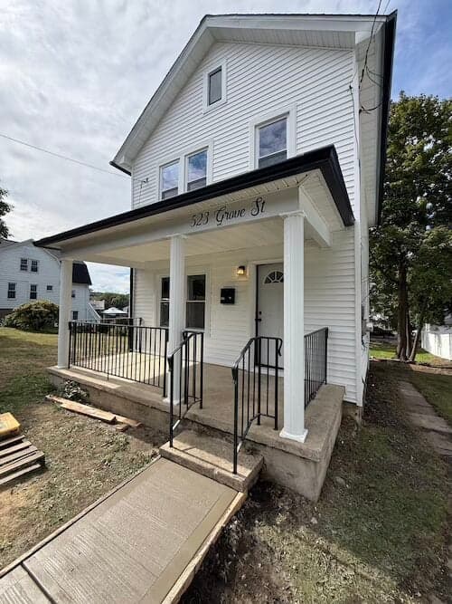 After — 523 Grove St — Exterior