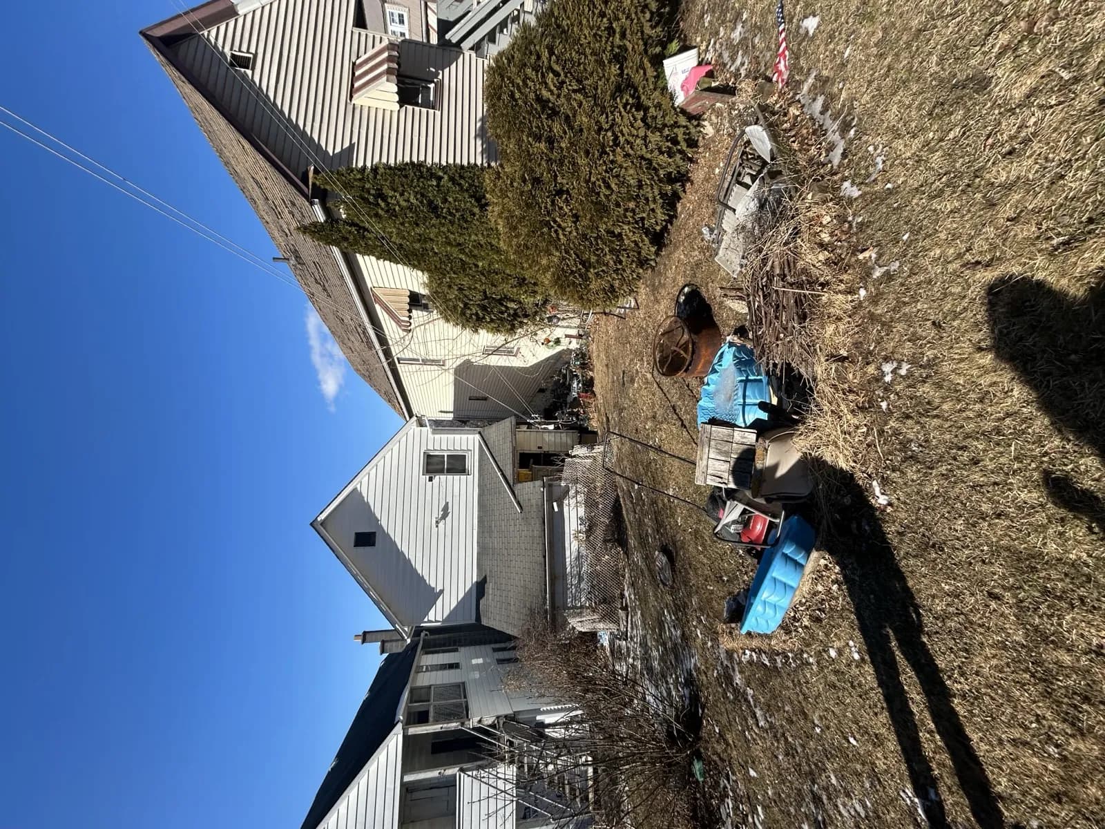 450 S. Hancock St backyard before renovation