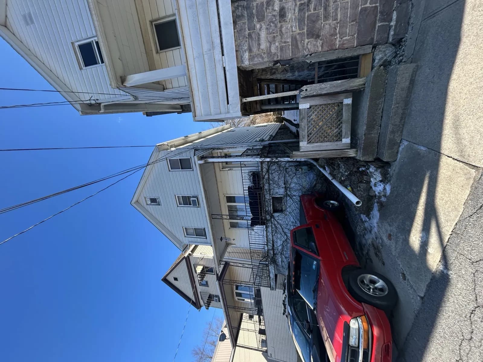 450 S. Hancock St rear exterior before renovation