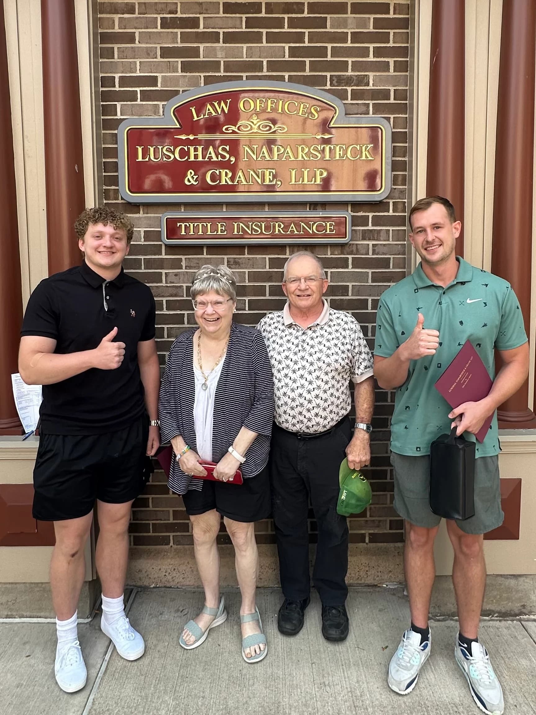 Jake Arnold and Thomas Zapotocky at a recent closing