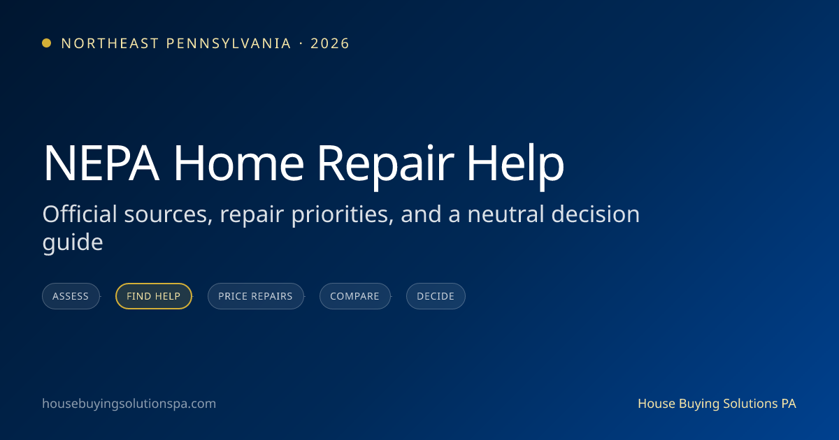 NEPA home repair assistance guide for owners of older houses