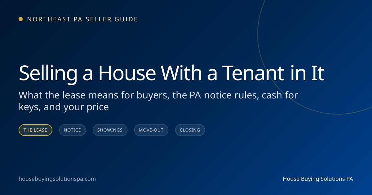 Selling a house with a tenant in it: what it does to your price
