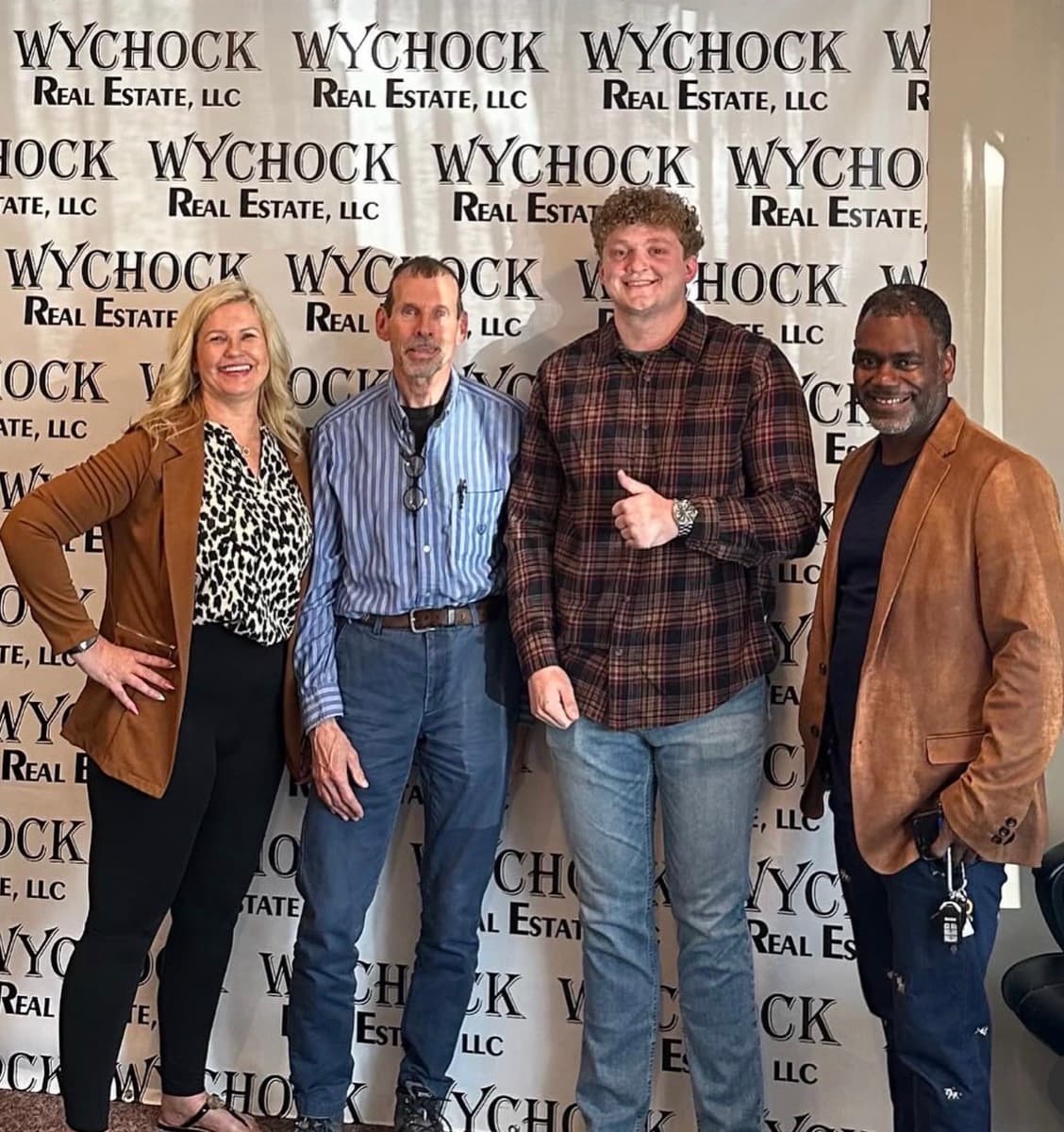 Thomas Zapotocky at a Pennsylvania closing with the seller and title company at Wychock Real Estate