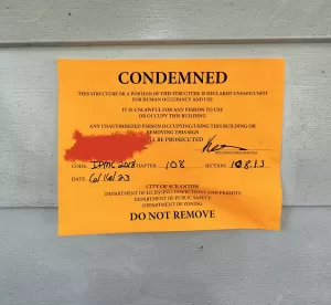 Scranton PA Condemned